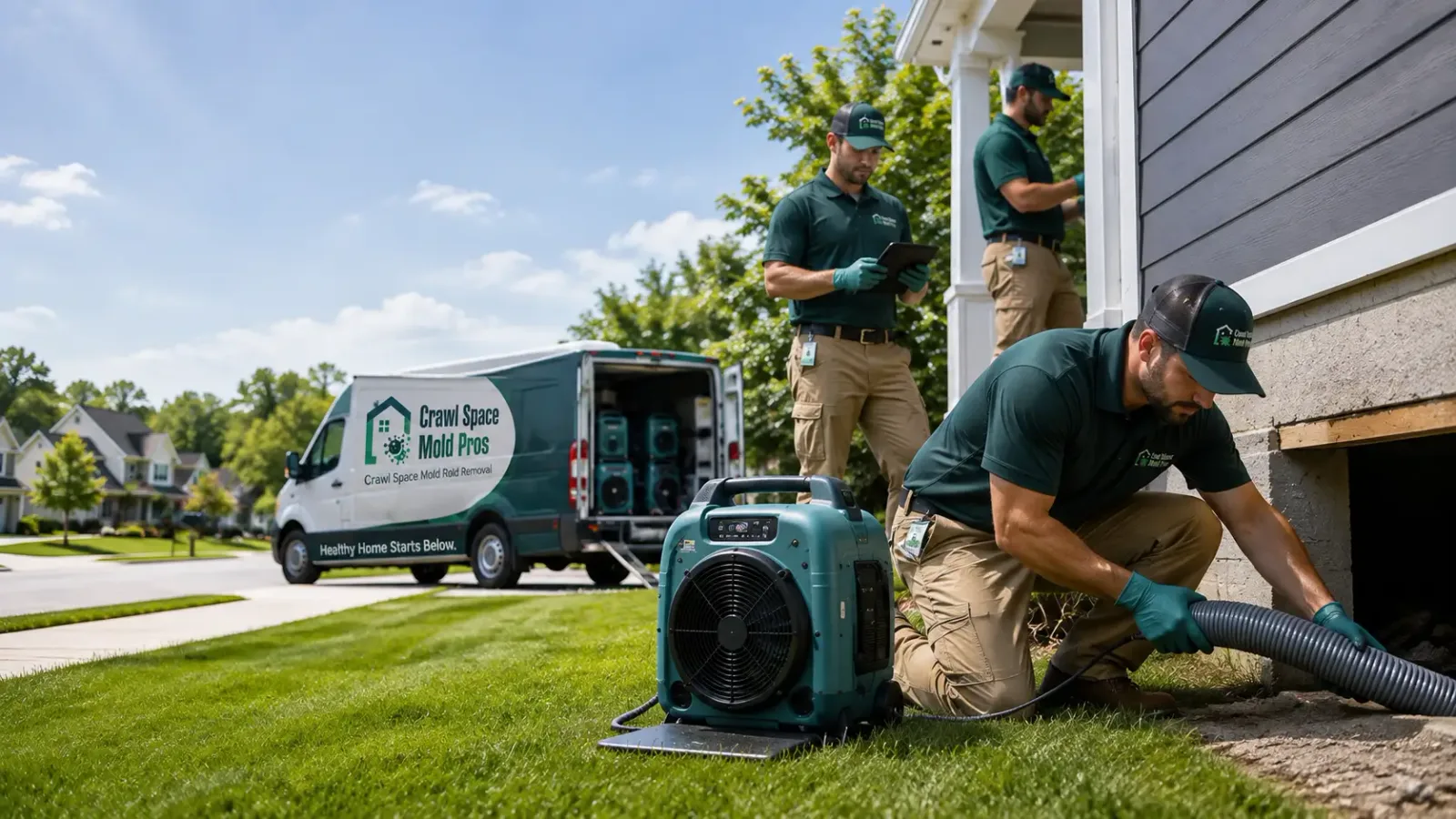 Crawl Space Mold Removal in Napoleon, MI